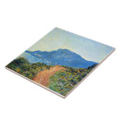Claude Monet, De Corniche van Monaco, Tegeltje (Zijkant)