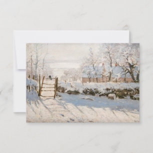 Claude Monet - De Ekster Bedankkaart