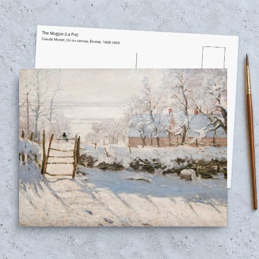 Claude Monet - De Ekster Briefkaart