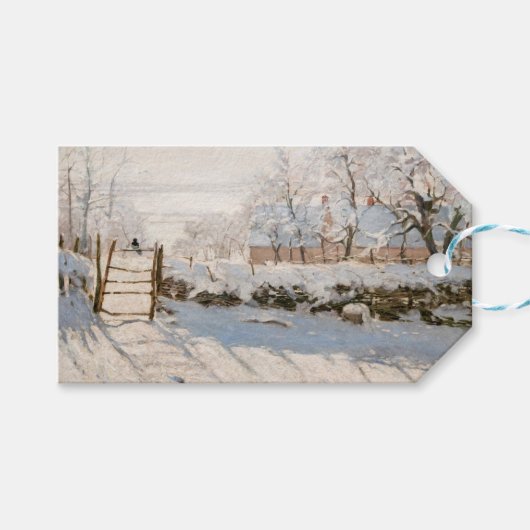 Claude Monet - De Ekster Cadeaulabel (Voorkant (Horizontaal))