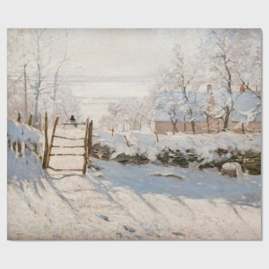 Claude Monet - De Ekster Cadeaupapier (Vlak)