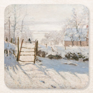 Claude Monet - De Ekster Kartonnen Onderzetters