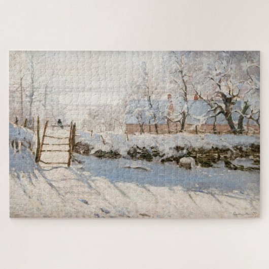 Claude Monet - De Ekster Legpuzzel (Horizontaal)