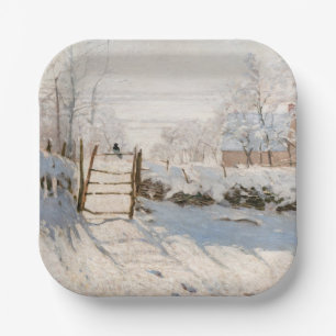 Claude Monet - De Ekster Papieren Bordje