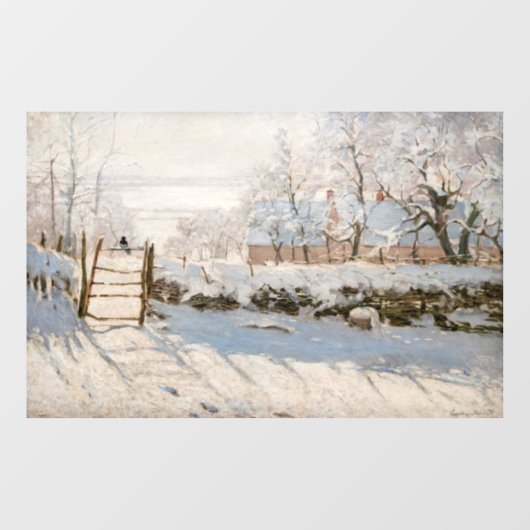 Claude Monet - De Ekster Raamsticker (Vel)