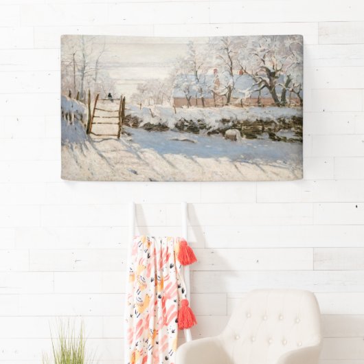 Claude Monet - De Ekster Spandoek (Insitu)