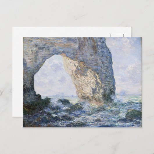 Claude Monet | De Etretat van Manneporte Briefkaart (Voorkant / Achterkant)