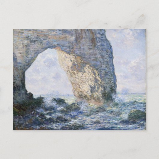 Claude Monet | De Etretat van Manneporte Briefkaart (Voorkant)
