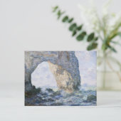 Claude Monet | De Etretat van Manneporte Briefkaart (Staand voorkant)