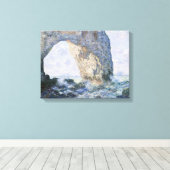 Claude Monet | De Etretat van Manneporte Canvas Afdruk (Insitu (Houten vloer))