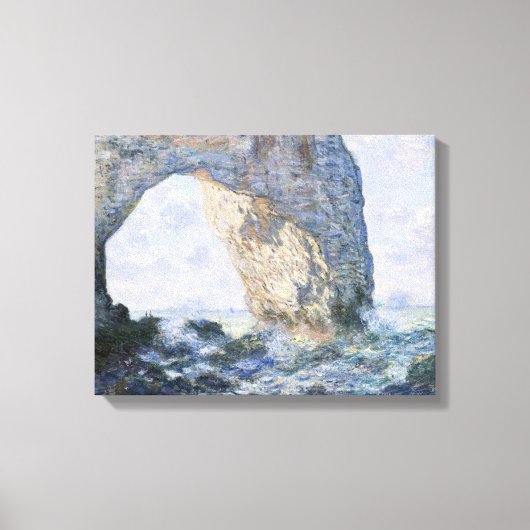Claude Monet | De Etretat van Manneporte Canvas Afdruk (Voorkant)