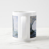 Claude Monet | De Etretat van Manneporte Grote Koffiekop (Achterkant)
