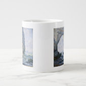 Claude Monet | De Etretat van Manneporte Grote Koffiekop (Voorkant)