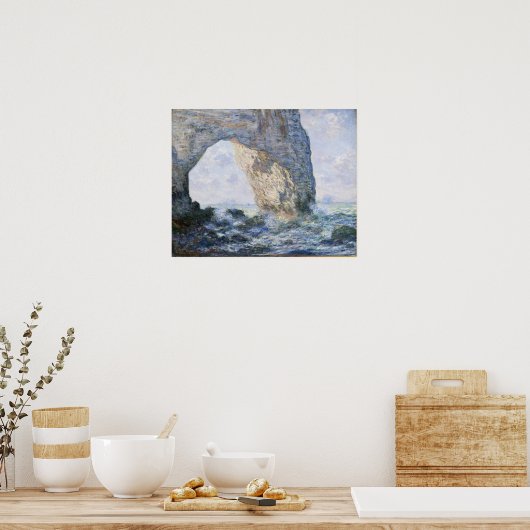 Claude Monet | De Etretat van Manneporte Poster (Keuken)