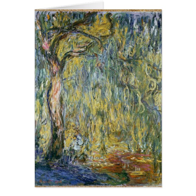 Claude Monet | De grote wilg in Giverny, 1918 (Voorkant)