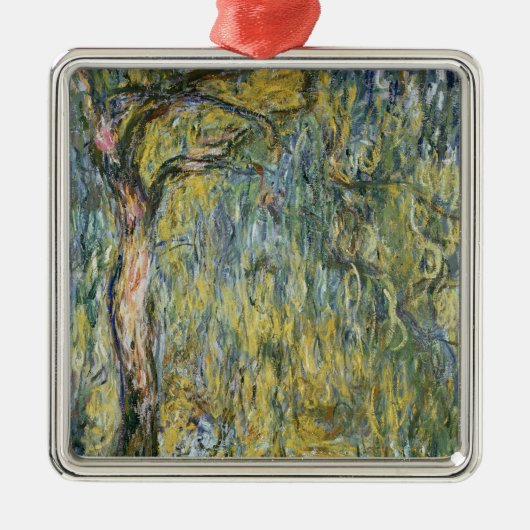 Claude Monet | De grote wilg in Giverny, 1918 Metalen Ornament (Voorkant)