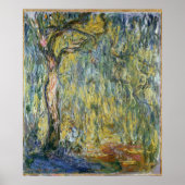 Claude Monet | De grote wilg in Giverny, 1918 Poster (Voorkant)