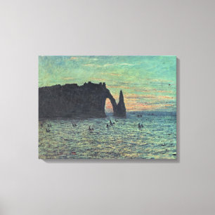 Claude Monet   De holle naald in Etretat, 1883 Canvas Afdruk