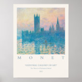 Claude Monet De Huizen van het Parlement Sunset Ar Poster (Voorkant)