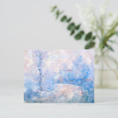 Claude Monet De ingang van Giverny onder sneeuw Briefkaart (Staand voorkant)