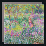 Claude Monet - De Iris Garden in Giverny Automagneet<br><div class="desc">The Iris Garden at Giverny / The Artists's Garden at Giverny - Claude Monet,  1899-1900</div>