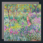 Claude Monet - De Iris Garden in Giverny Automagneet<br><div class="desc">The Iris Garden at Giverny / The Artists's Garden at Giverny - Claude Monet,  1899-1900</div>