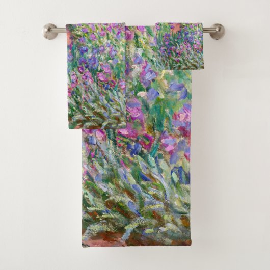 Claude Monet - De Iris Garden in Giverny Bad Handdoek (Insitu)