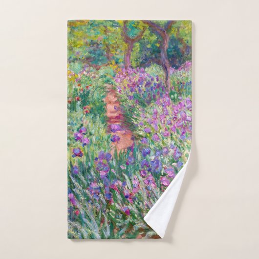Claude Monet - De Iris Garden in Giverny Bad Handdoek (Handdoek)