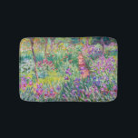 Claude Monet - De Iris Garden in Giverny Badmat<br><div class="desc">The Iris Garden at Giverny / The Artists's Garden at Giverny - Claude Monet,  1899-1900</div>