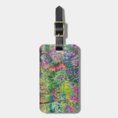 Claude Monet De Iris Garden in Giverny Bagagelabel (Voorkant verticaal)