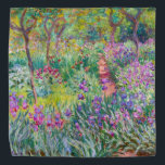 Claude Monet - De Iris Garden in Giverny Bandana<br><div class="desc">The Iris Garden at Giverny / The Artists's Garden at Giverny - Claude Monet,  1899-1900</div>