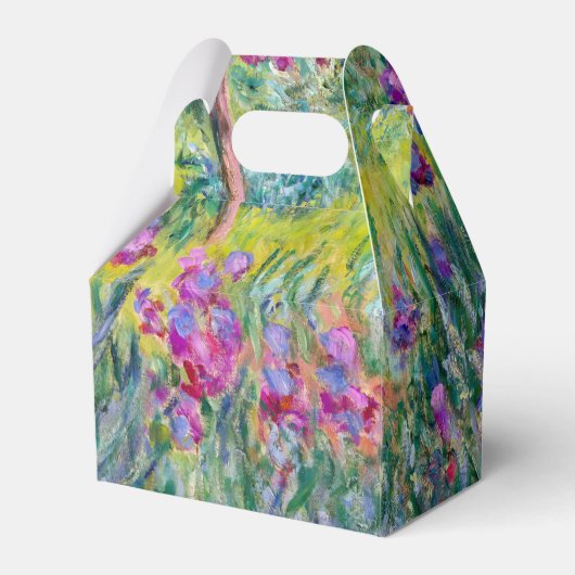 Claude Monet - De Iris Garden in Giverny Bedankdoosjes (Achterkant)