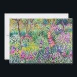 Claude Monet - De Iris Garden in Giverny Bedankkaart<br><div class="desc">The Iris Garden at Giverny / The Artists's Garden at Giverny - Claude Monet,  1899-1900</div>