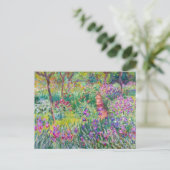 Claude Monet - De Iris Garden in Giverny Briefkaart (Staand voorkant)