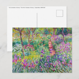 Claude Monet - De Iris Garden in Giverny Briefkaart