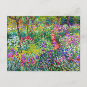 Claude Monet De Iris Garden in Giverny Briefkaart