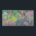Claude Monet - De Iris Garden in Giverny Bureaumat<br><div class="desc">The Iris Garden at Giverny / The Artists's Garden at Giverny - Claude Monet,  1899-1900</div>
