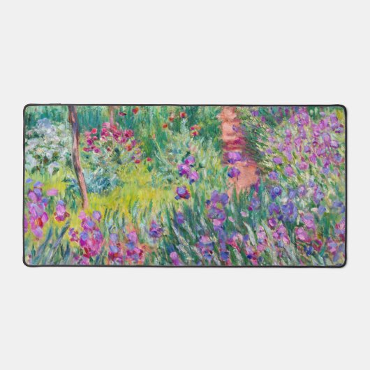 Claude Monet - De Iris Garden in Giverny Bureaumat (Voorkant)