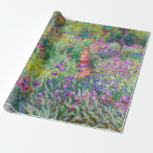 Claude Monet - De Iris Garden in Giverny Cadeaupapier (Uitgerold)