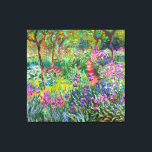 Claude Monet: De Iris Garden in Giverny Canvas Afdruk<br><div class="desc">Een kleurrijke klassieke canvasafdruk met de iristuin van Giverny,  geschilderd door de Franse impressionistische schilder Claude Monet.</div>