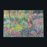 Claude Monet - De Iris Garden in Giverny Deurmat<br><div class="desc">The Iris Garden at Giverny / The Artists's Garden at Giverny - Claude Monet,  1899-1900</div>