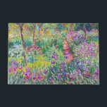 Claude Monet - De Iris Garden in Giverny Deurmat<br><div class="desc">The Iris Garden at Giverny / The Artists's Garden at Giverny - Claude Monet,  1899-1900</div>