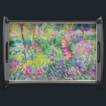 Claude Monet - De Iris Garden in Giverny Dienblad<br><div class="desc">The Iris Garden at Giverny / The Artists's Garden at Giverny - Claude Monet,  1899-1900</div>