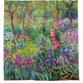 Claude Monet: De Iris Garden in Giverny Douchegordijn