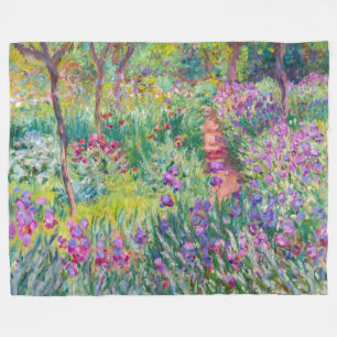 Claude Monet - De Iris Garden in Giverny Fleece Deken
