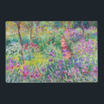 Claude Monet - De Iris Garden in Giverny Gelamineerde Placemat<br><div class="desc">The Iris Garden at Giverny / The Artists's Garden at Giverny - Claude Monet,  1899-1900</div>