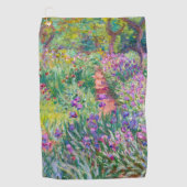 Claude Monet - De Iris Garden in Giverny Golfhanddoek (Voorkant)
