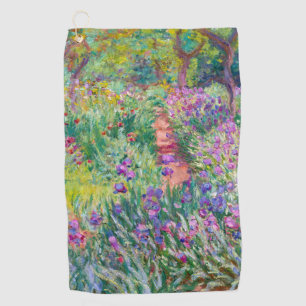 Claude Monet - De Iris Garden in Giverny Golfhanddoek
