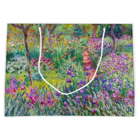 Claude Monet - De Iris Garden in Giverny Groot Cadeauzakje (Voorkant)