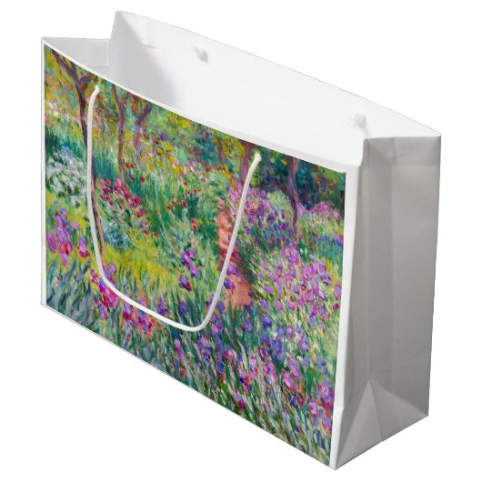 Claude Monet - De Iris Garden in Giverny Groot Cadeauzakje (Voorkant Gekanteld)